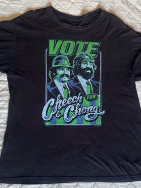 Vintage Vote for Cheech & Chong Election Graphic Tee